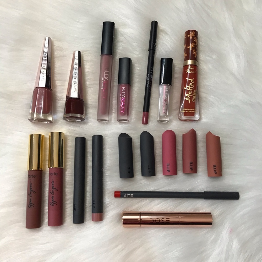 Huge Gently Used Lip Bundle